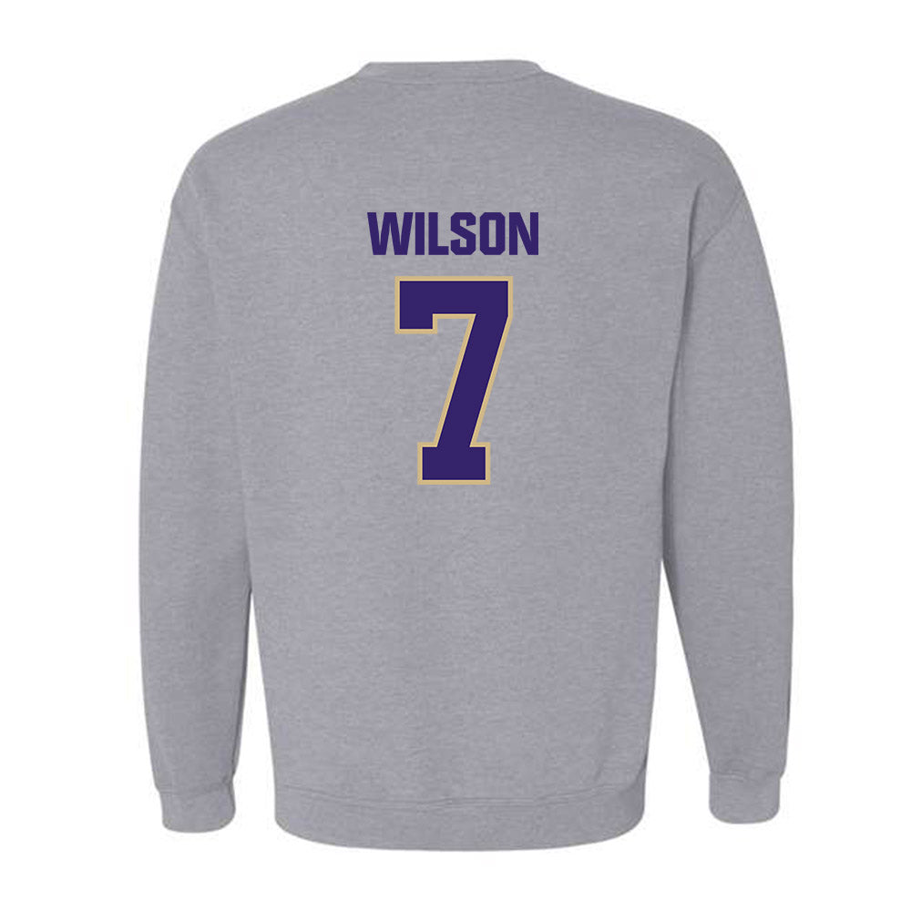 Washington - NCAA Baseball : Blake Wilson - Classic Shersey Crewneck Sweatshirt-1