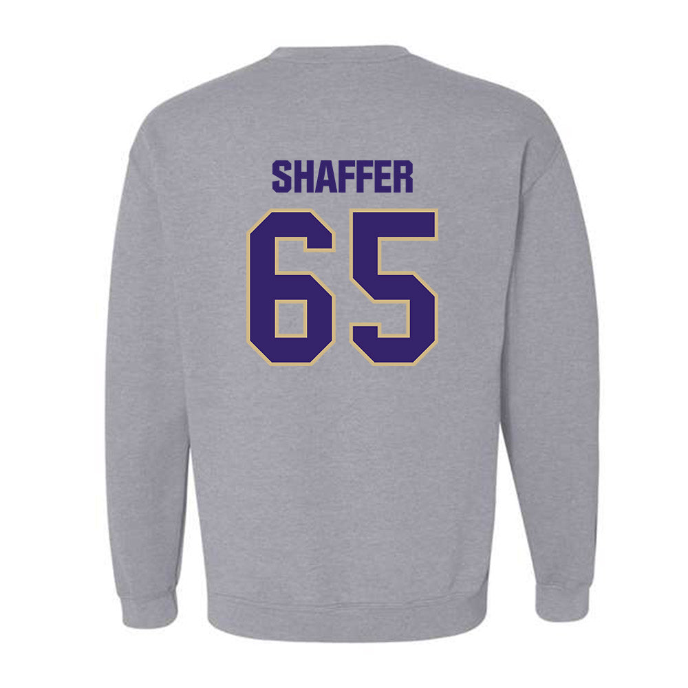 Washington - NCAA Football : Jack Shaffer - Classic Shersey Crewneck Sweatshirt-1