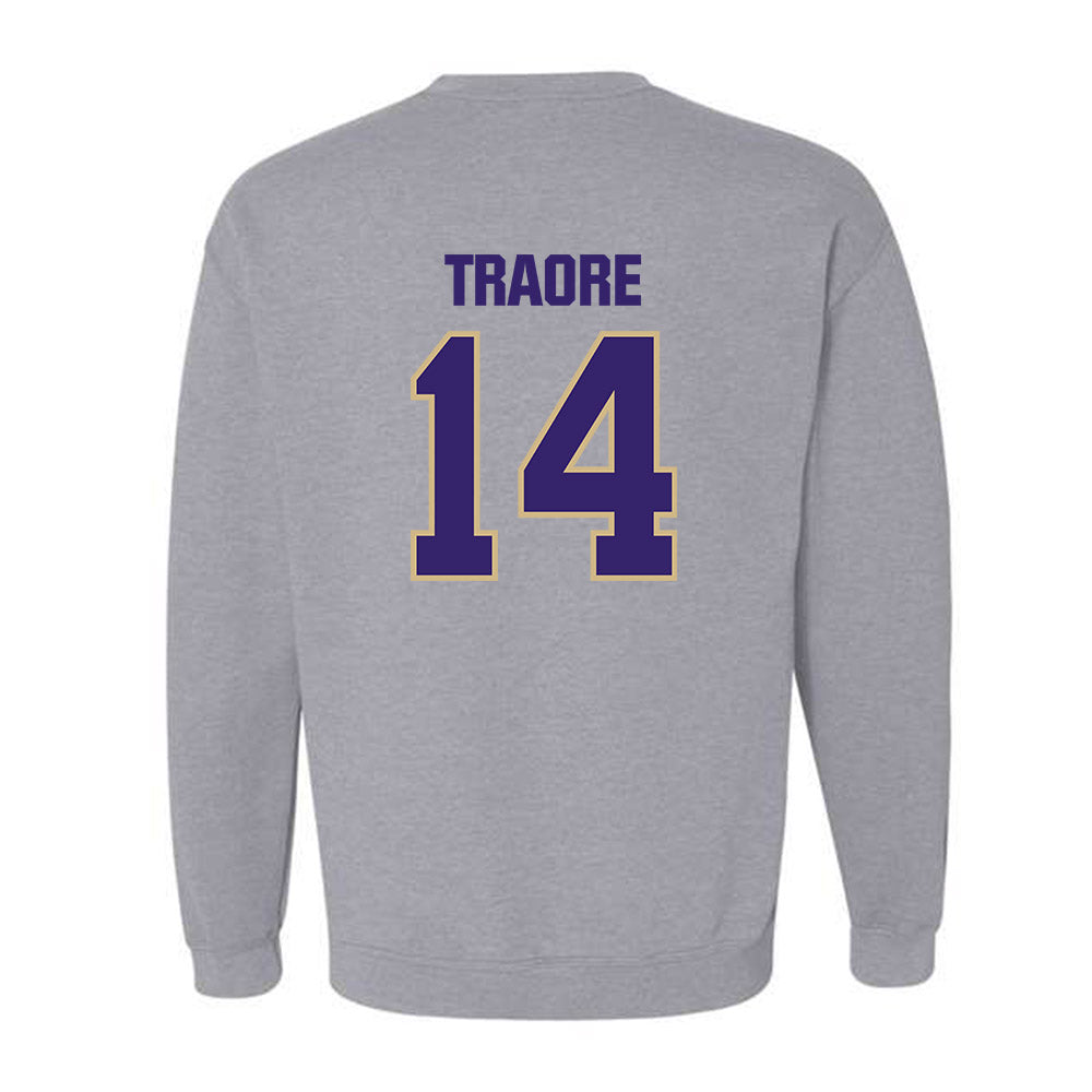 Washington - NCAA Men's Basketball : Mady Traore - Classic Shersey Crewneck Sweatshirt-1