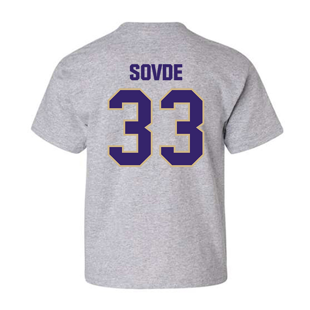 Washington - NCAA Men's Soccer : Chad Sovde - Classic Shersey Youth T-Shirt-1