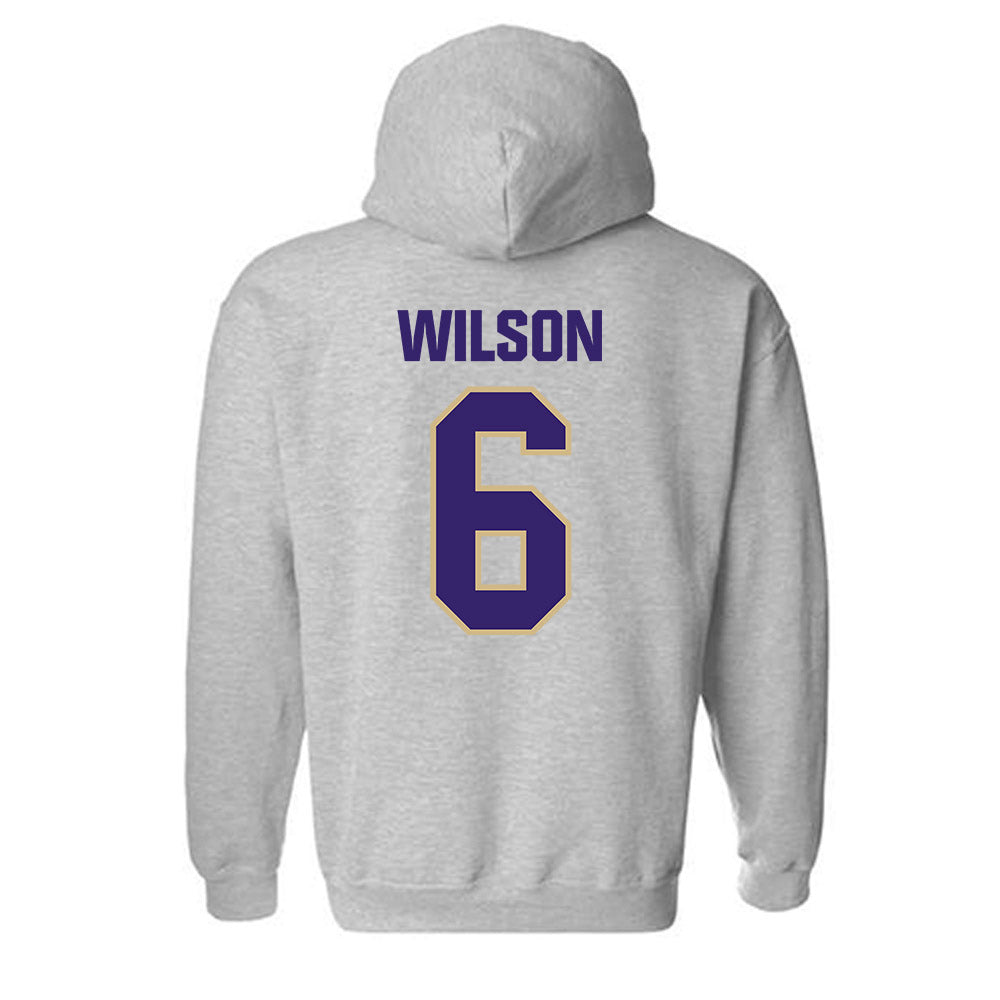 Washington - NCAA Women's Volleyball : Molly Wilson - Classic Shersey Hooded Sweatshirt-1
