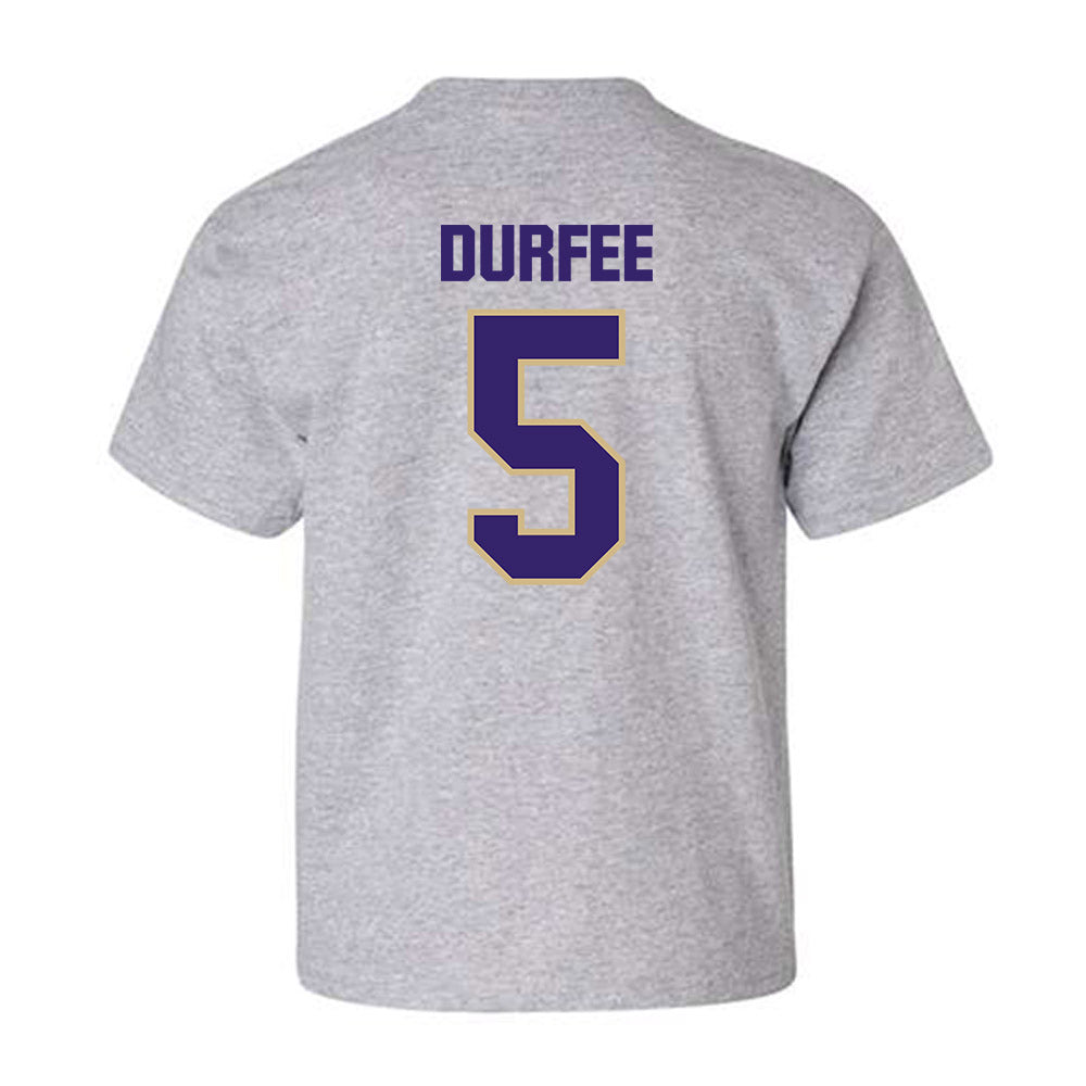 Washington - NCAA Football : Zach Durfee - Classic Shersey Youth T-Shirt-1