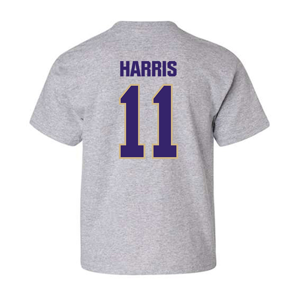 Washington - NCAA Football : Marcus Harris - Classic Shersey Youth T-Shirt-1