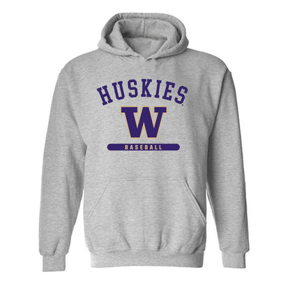 Washington - NCAA Baseball : Justin Tims - Classic Shersey Hooded Sweatshirt-0