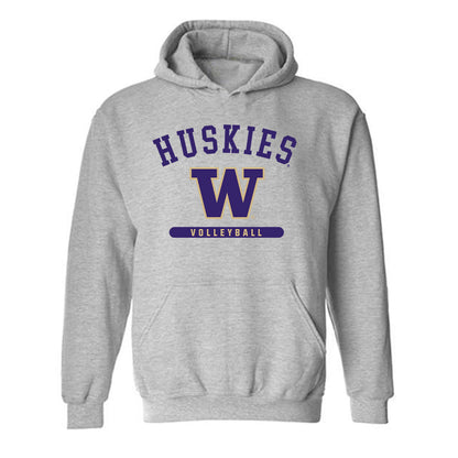 Washington - NCAA Women's Volleyball : Addy Azavedo - Classic Shersey Hooded Sweatshirt-0