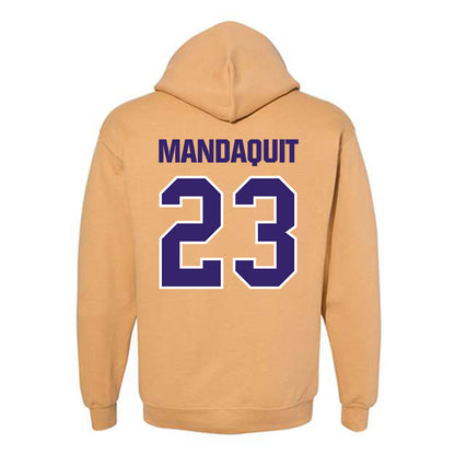Washington - NCAA Men's Basketball : JJ Mandaquit - Classic Shersey Hooded Sweatshirt-1