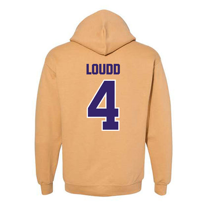 Washington - NCAA Women's Soccer : Maya Loudd - Classic Shersey Hooded Sweatshirt-1
