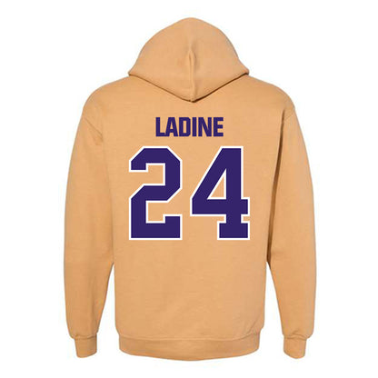 Washington - NCAA Women's Basketball : Elle Ladine - Classic Shersey Hooded Sweatshirt-1
