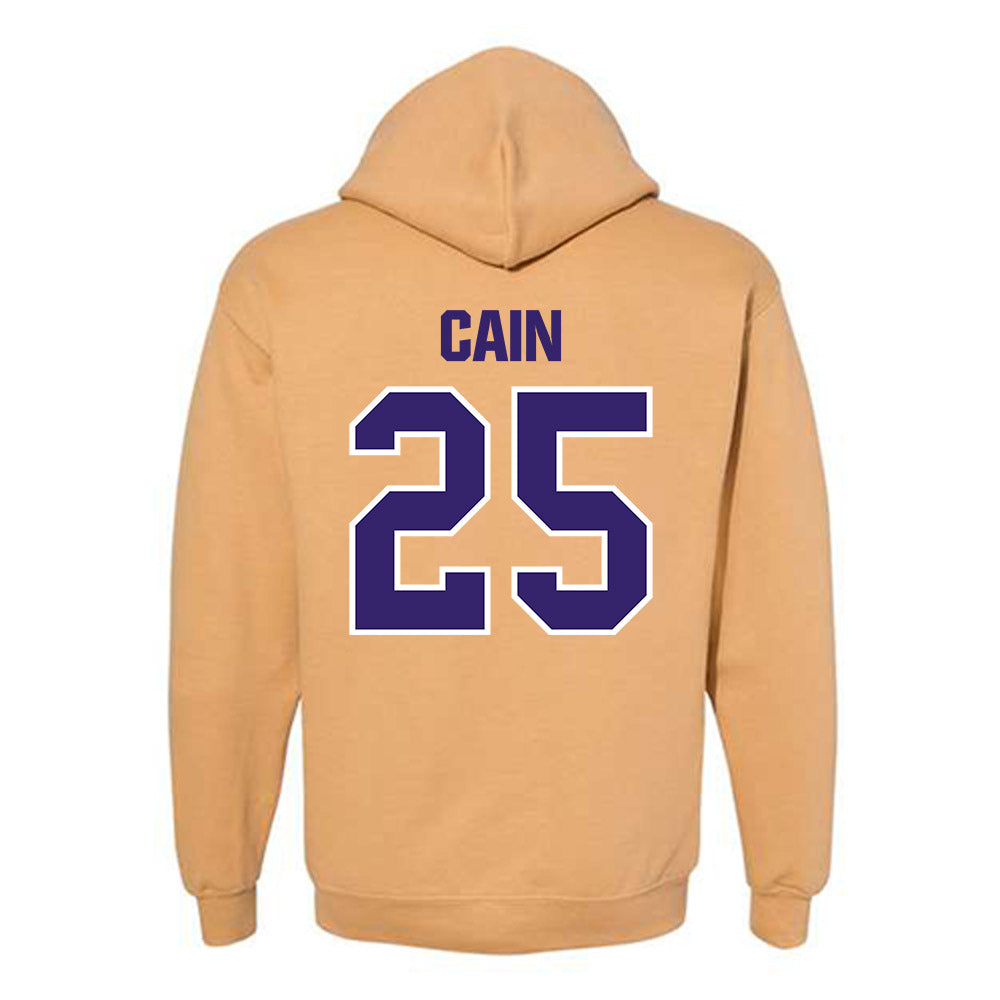Washington - NCAA Women's Basketball : Nina Cain - Classic Shersey Hooded Sweatshirt-1