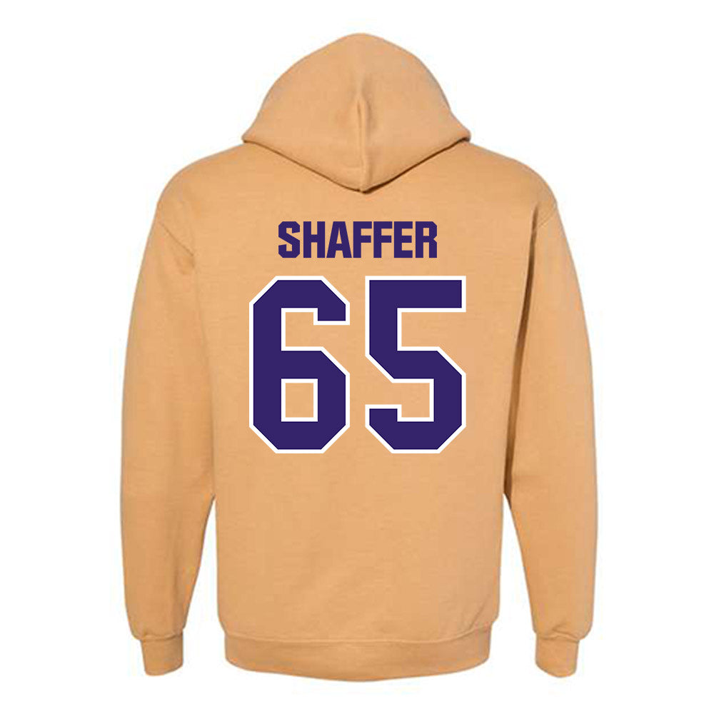 Washington - NCAA Football : Jack Shaffer - Classic Shersey Hooded Sweatshirt-1