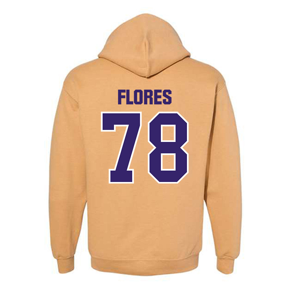 Washington - NCAA Football : Jake Flores - Classic Shersey Hooded Sweatshirt-1
