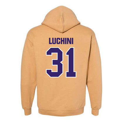 Washington - NCAA Football : Luke Luchini - Classic Shersey Hooded Sweatshirt-1