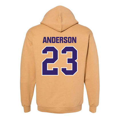 Washington - NCAA Women's Basketball : Olivia Anderson - Classic Shersey Hooded Sweatshirt-1