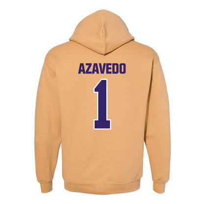 Washington - NCAA Women's Volleyball : Addy Azavedo - Classic Shersey Hooded Sweatshirt-1