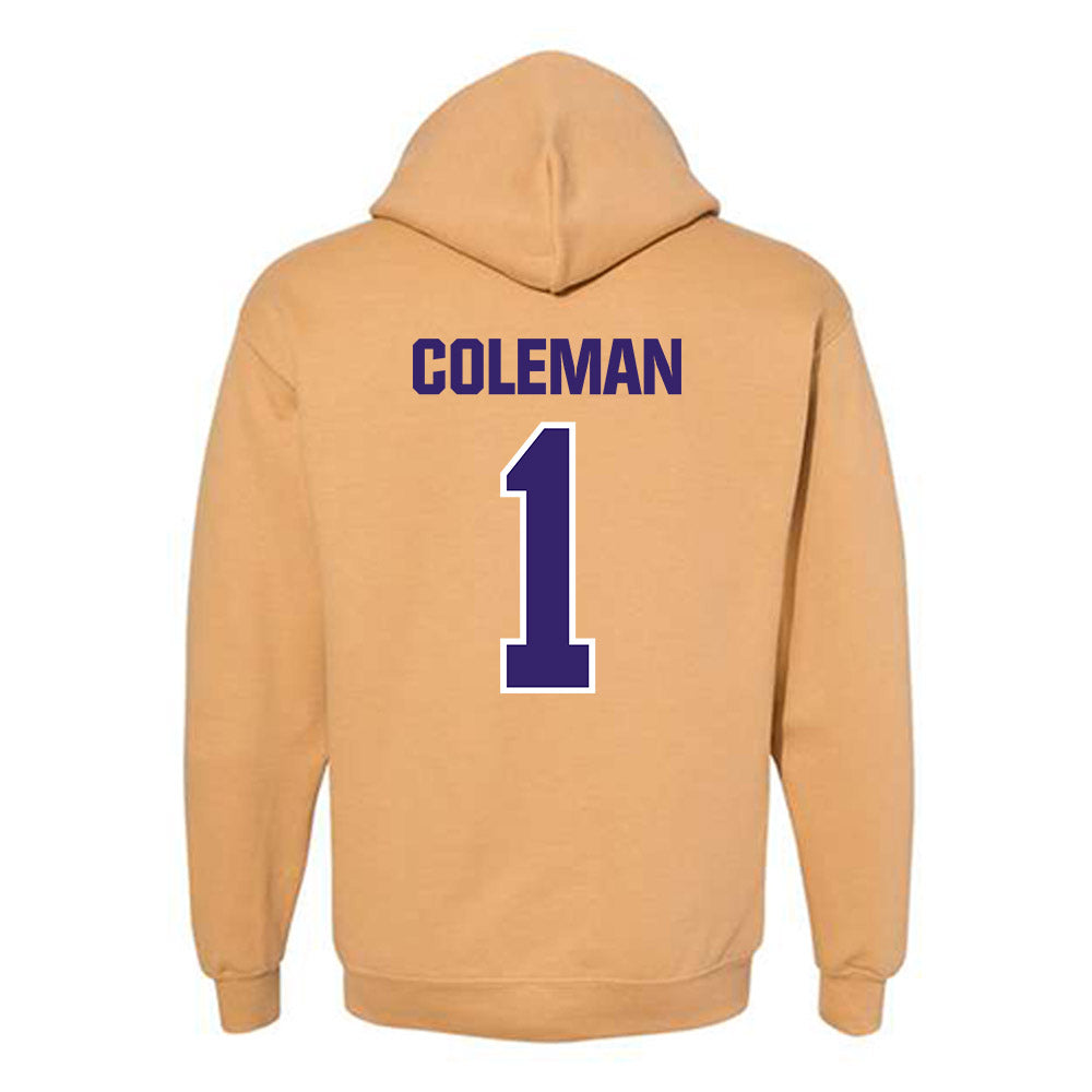 Washington - NCAA Football : Jonah Coleman - Classic Shersey Hooded Sweatshirt-1