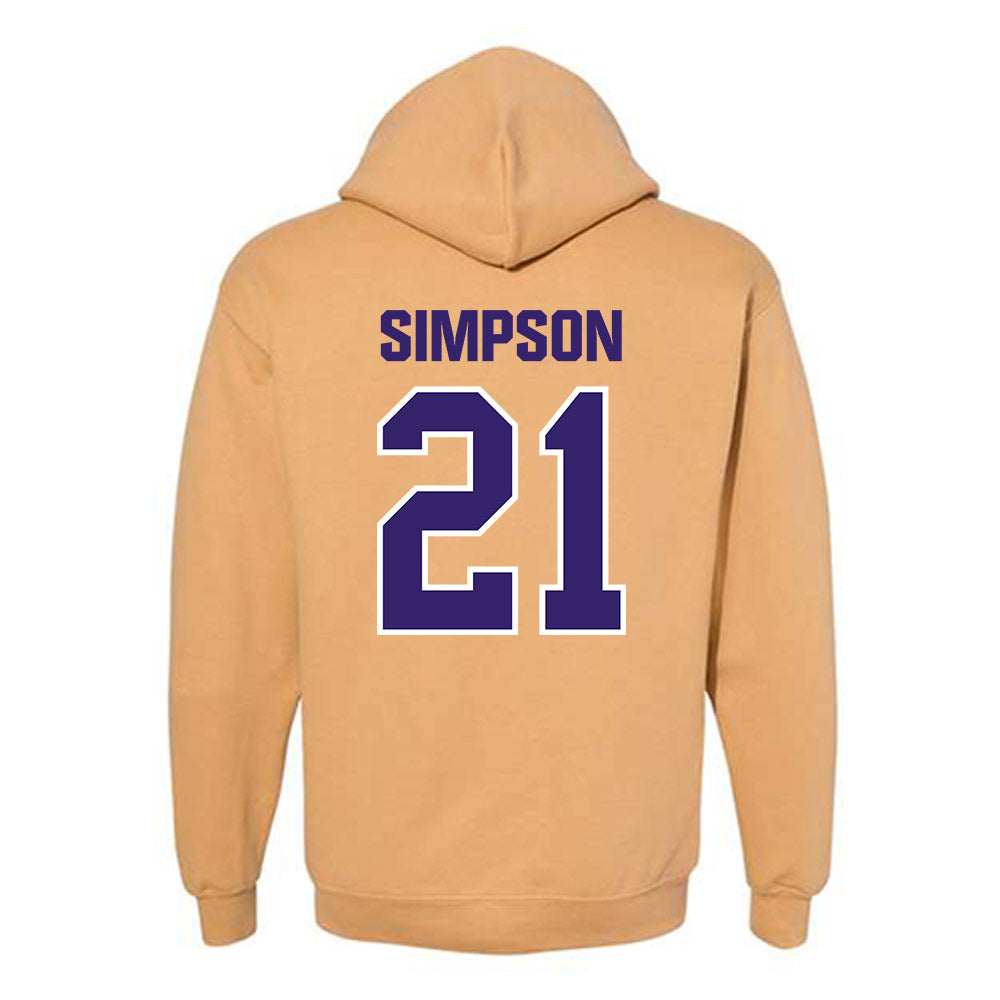 Washington - NCAA Women's Volleyball : Taylor Simpson - Classic Shersey Hooded Sweatshirt-1