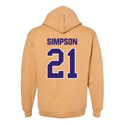 Washington - NCAA Women's Volleyball : Taylor Simpson - Classic Shersey Hooded Sweatshirt-1