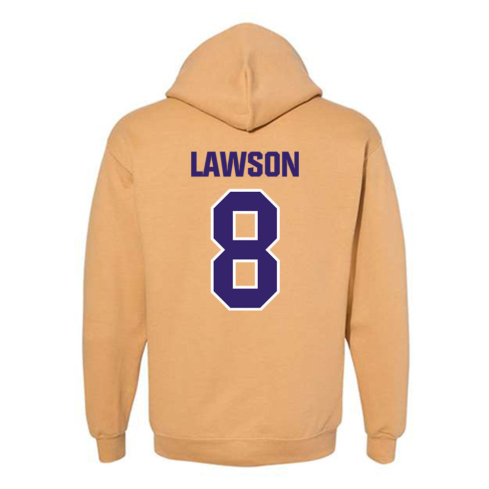 Washington - NCAA Football : Chris Lawson - Classic Shersey Hooded Sweatshirt-1