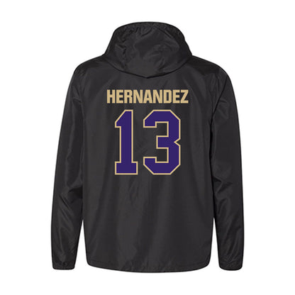 Washington - NCAA Men's Soccer : Kevin Hernandez - Windbreaker-1