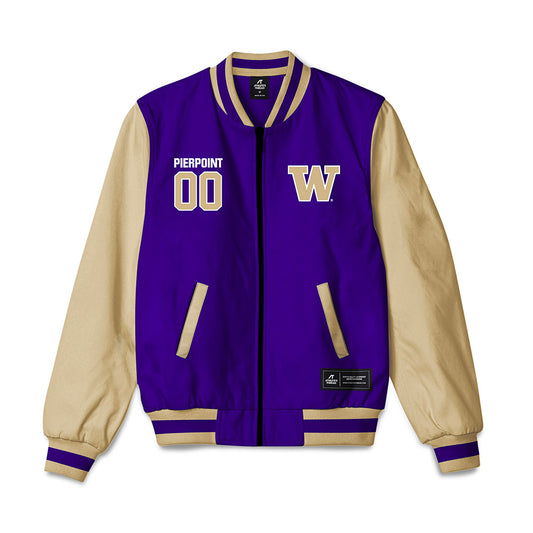 Washington - NCAA Men's Soccer : Kenny Pierpoint - Bomber Jacket-0