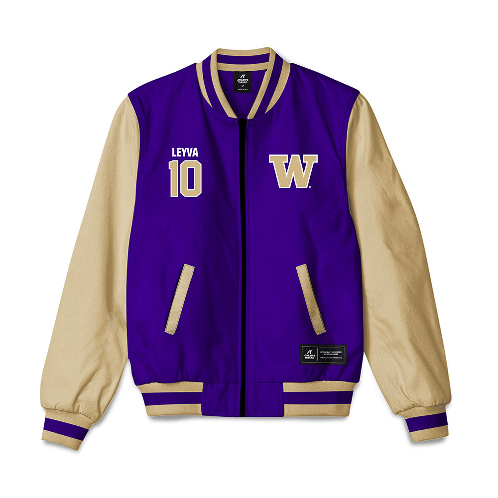 Washington - NCAA Women's Soccer : Andrea Leyva - Bomber Jacket-0