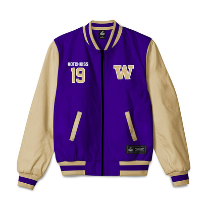 Washington - NCAA Baseball : Jackson Hotchkiss - Bomber Jacket-0