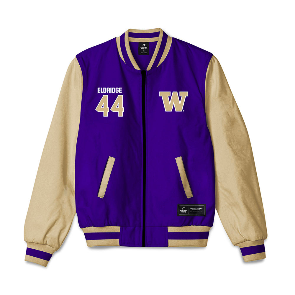 Washington - NCAA Football : Kade Eldridge - Bomber Jacket-0