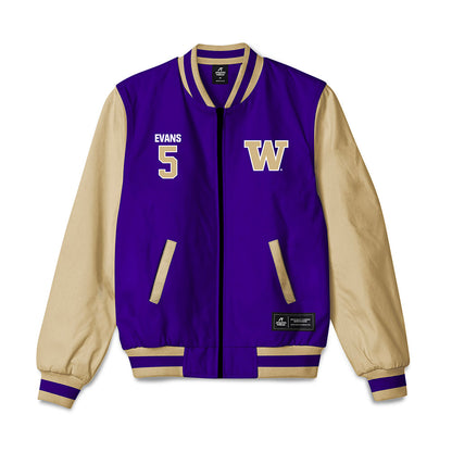 Washington - NCAA Football : Omari Evans - Bomber Jacket-0