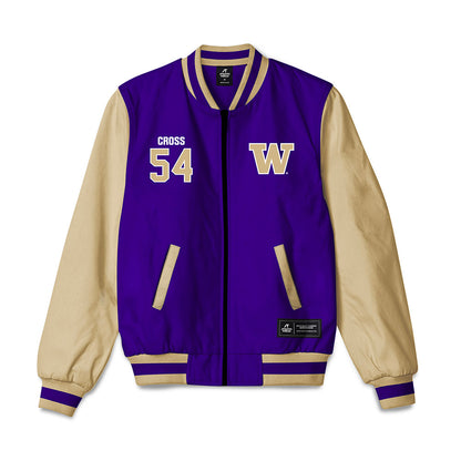 Washington - NCAA Football : Parker Cross - Bomber Jacket-0