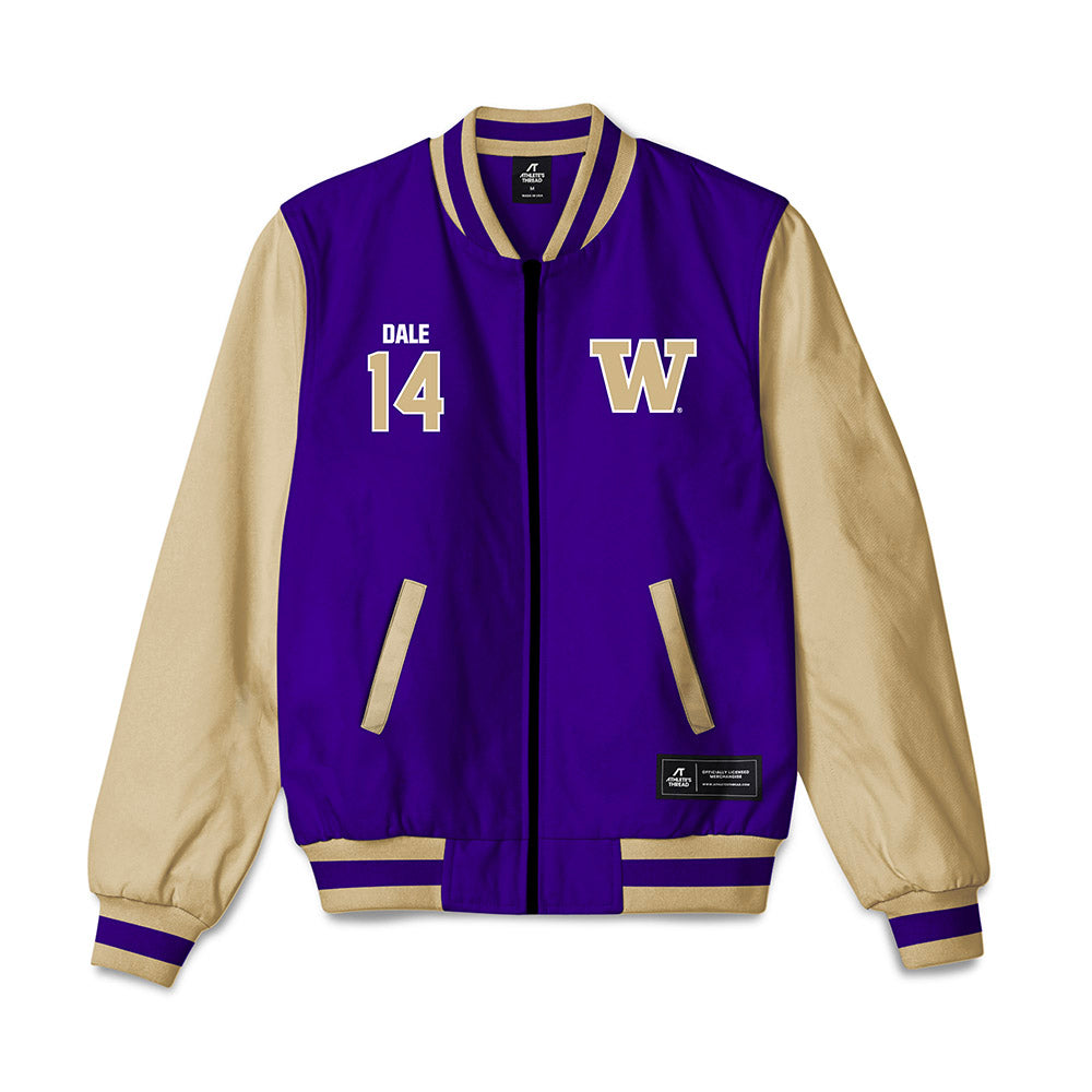 Washington - NCAA Men's Soccer : Joe Dale - Bomber Jacket-0