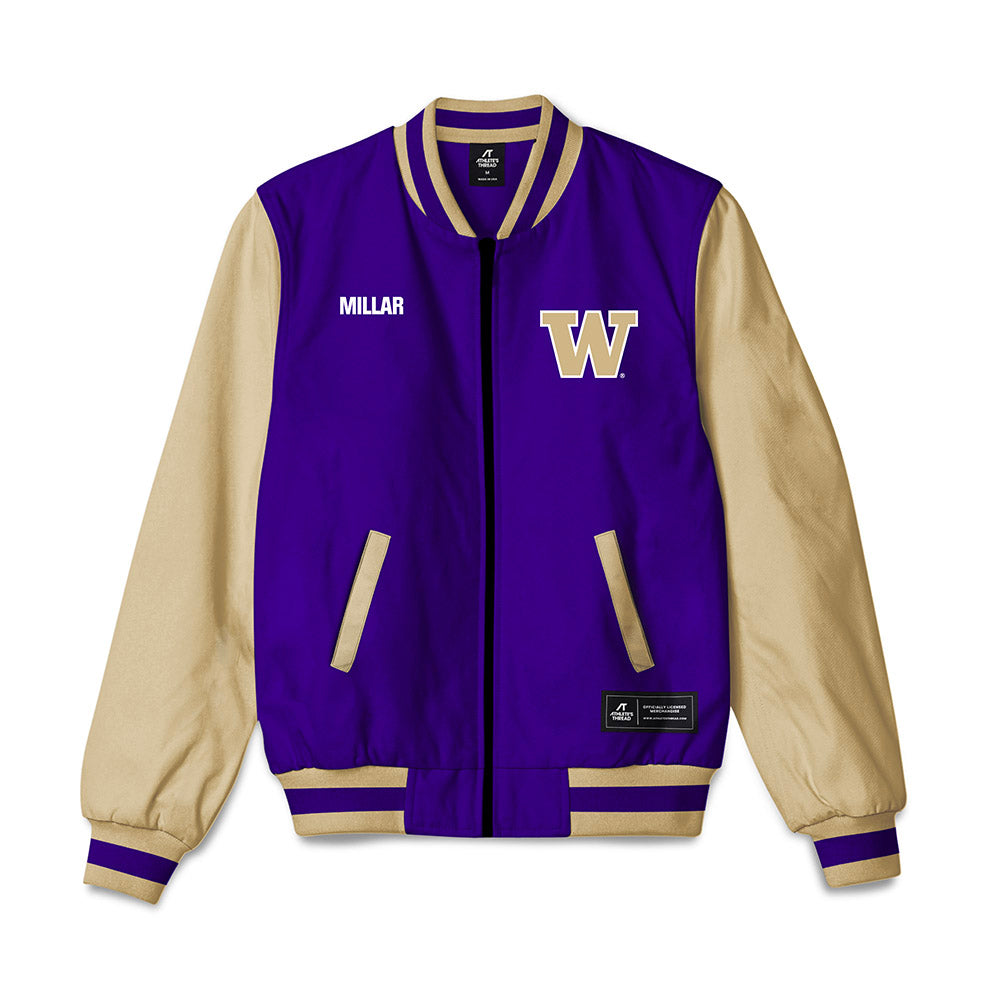 Washington - NCAA Men's Golf : Grady Millar - Bomber Jacket-0