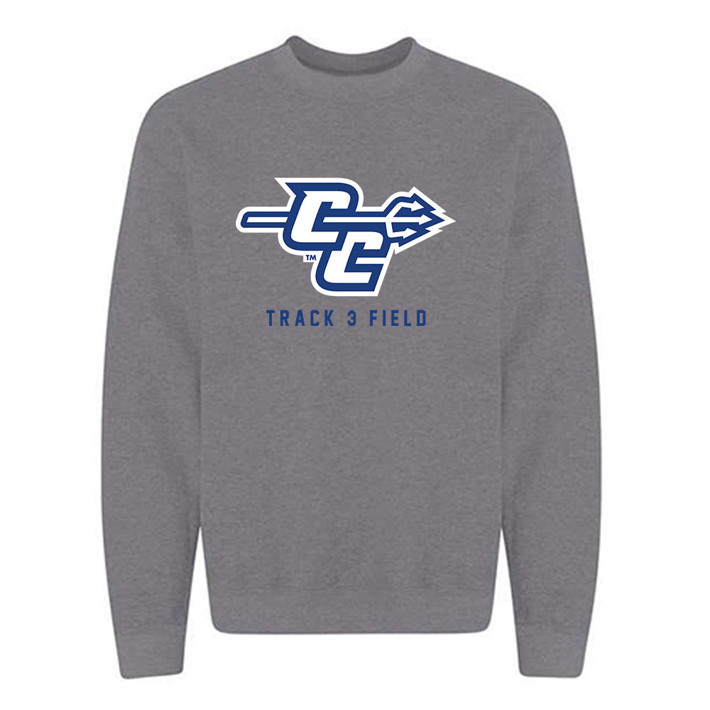 CCSU - NCAA Women's Track & Field : Wenesha Stewart - Crewneck Sweatshirt-0