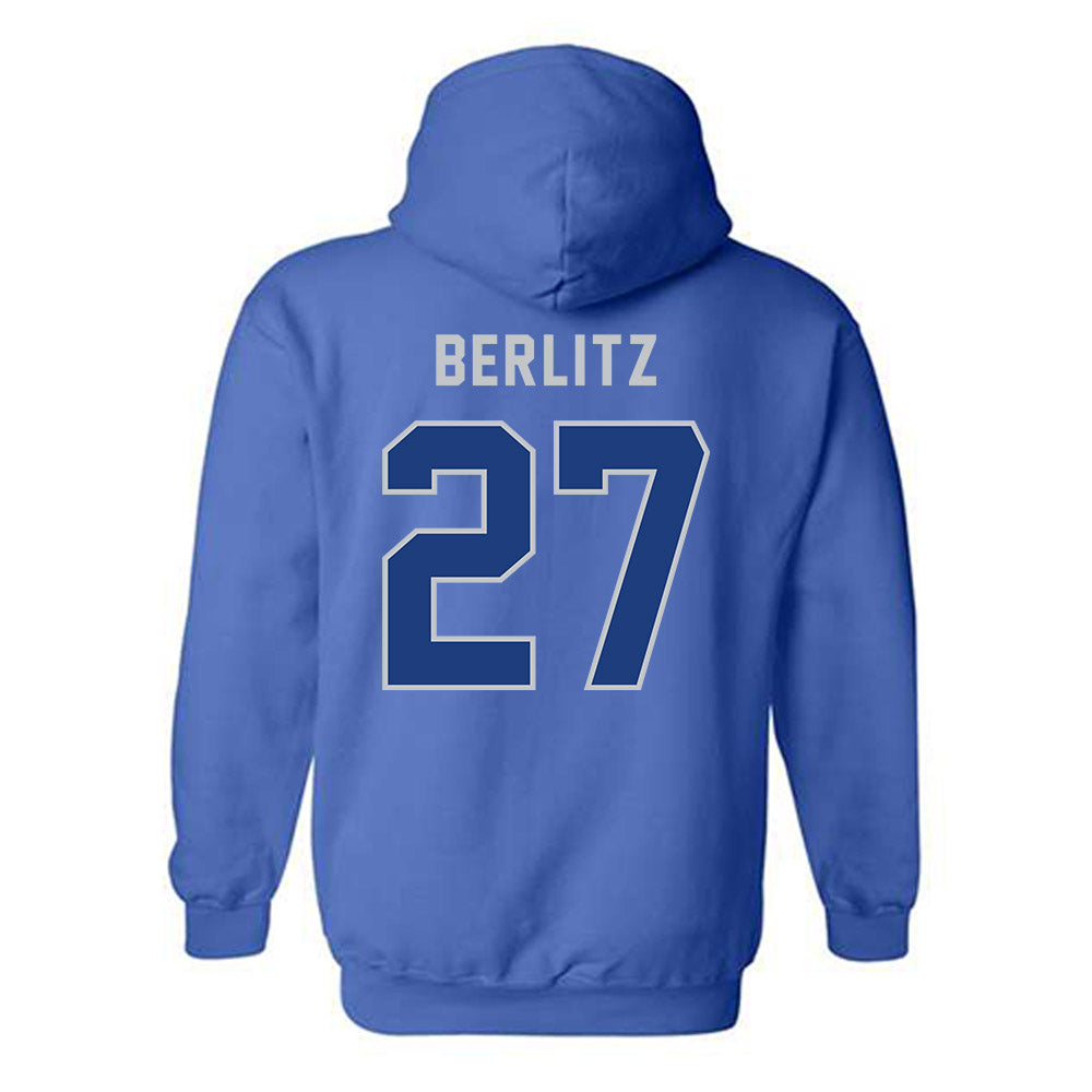 CCSU - NCAA Football : Derek Berlitz - Hooded Sweatshirt-1