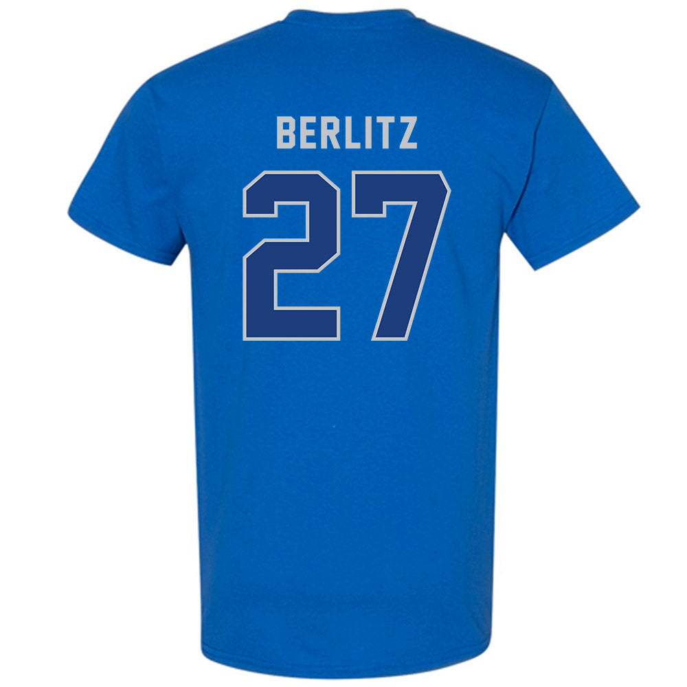 CCSU - NCAA Football : Derek Berlitz - T-Shirt-1