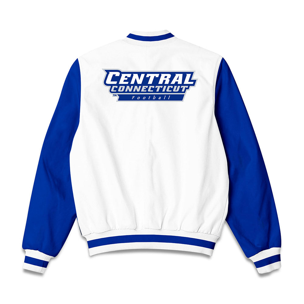 CCSU - NCAA Football : Derek Berlitz - Bomber Jacket-1