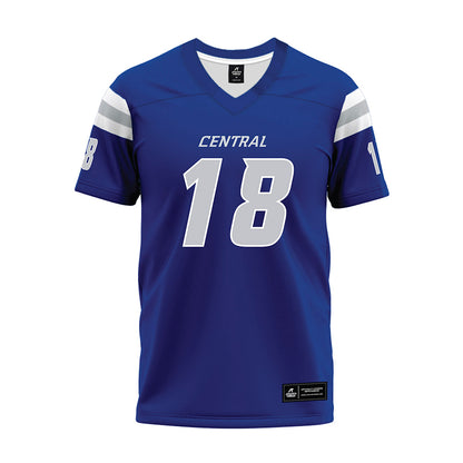 CCSU - NCAA Football : Joseph Crifasi - Blue Premium Football Jersey-0