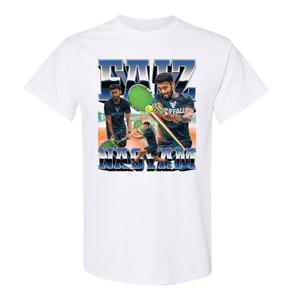 Buffalo - NCAA Men's Tennis : Faiz Nasyam - Player Collage T-Shirt-0