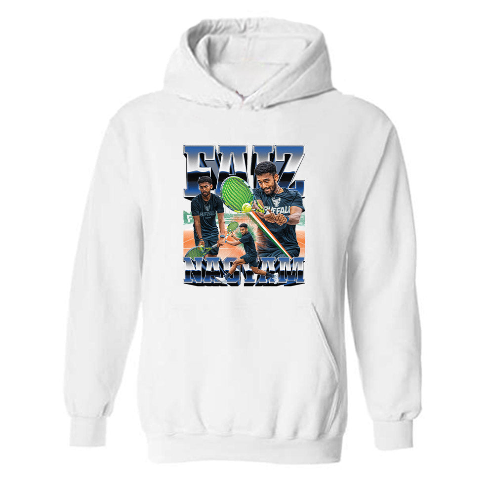 Buffalo - NCAA Men's Tennis : Faiz Nasyam - Player Collage Hooded Sweatshirt-0