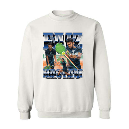 Buffalo - NCAA Men's Tennis : Faiz Nasyam - Player Collage Crewneck Sweatshirt-0