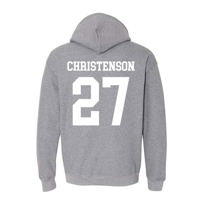 Penn State - NCAA Men's Ice Hockey : Cade Christenson - Classic Shersey Hooded Sweatshirt-1