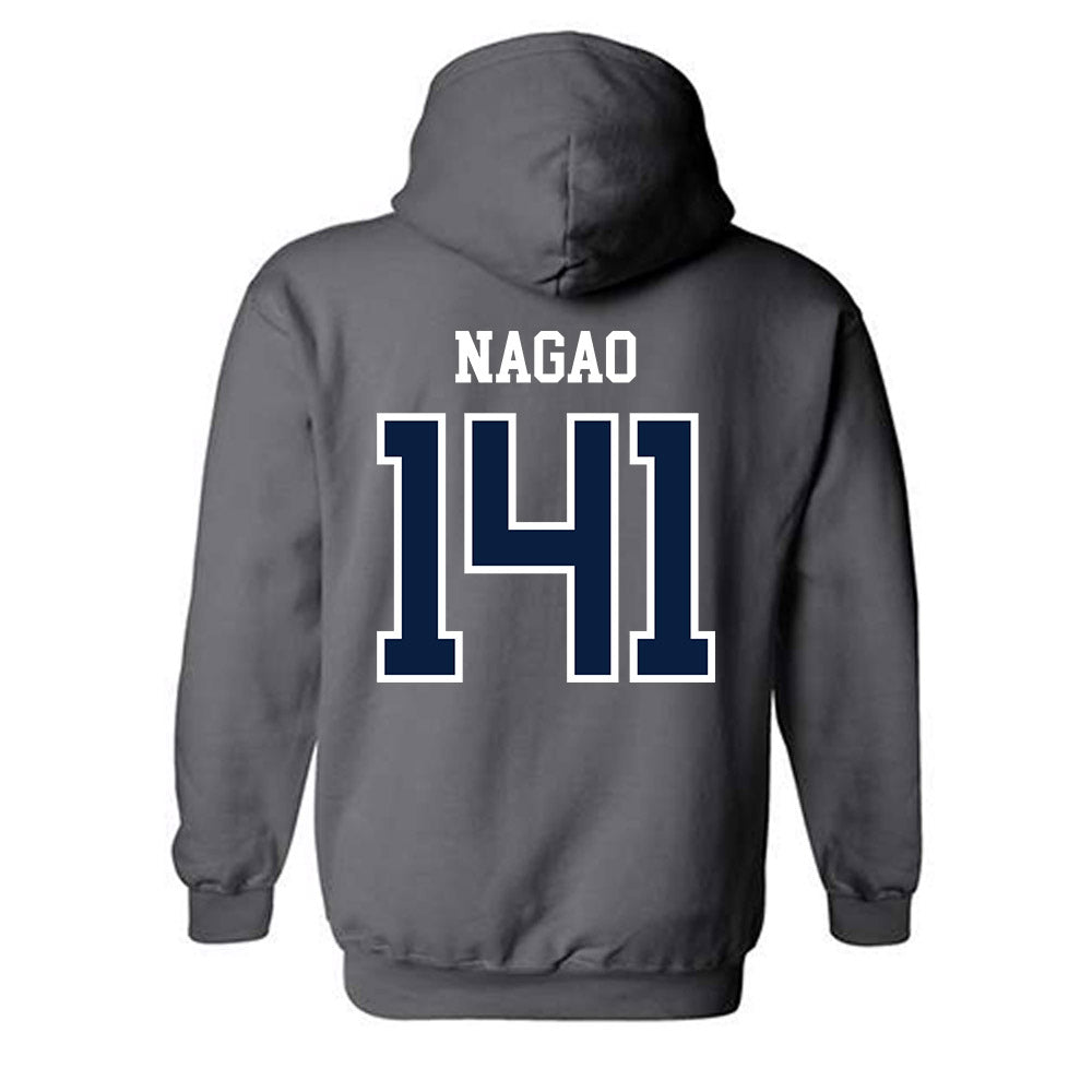 Penn State - NCAA Wrestling : Aaron Nagao - Classic Shersey Hooded Sweatshirt-1