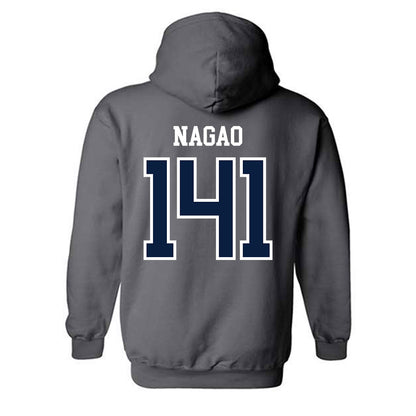 Penn State - NCAA Wrestling : Aaron Nagao - Classic Shersey Hooded Sweatshirt-1