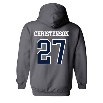 Penn State - NCAA Men's Ice Hockey : Cade Christenson - Classic Shersey Hooded Sweatshirt-1