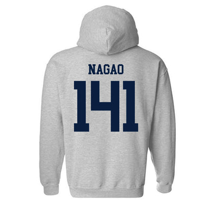 Penn State - NCAA Wrestling : Aaron Nagao - Classic Shersey Hooded Sweatshirt-1