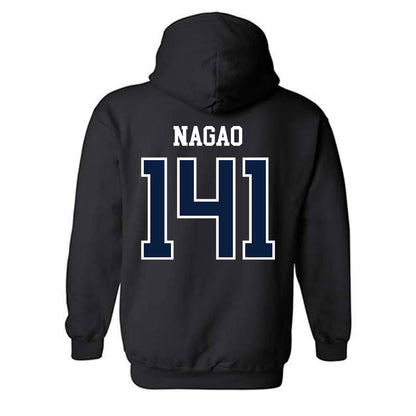 Penn State - NCAA Wrestling : Aaron Nagao - Classic Shersey Hooded Sweatshirt-1