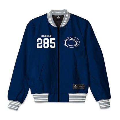 Penn State - NCAA Wrestling : Lucas Cochran - Bomber Jacket-0