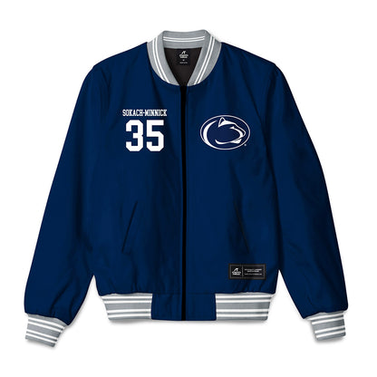 Penn State - NCAA Football : Blaise Sokach-Minnick - Bomber Jacket-0