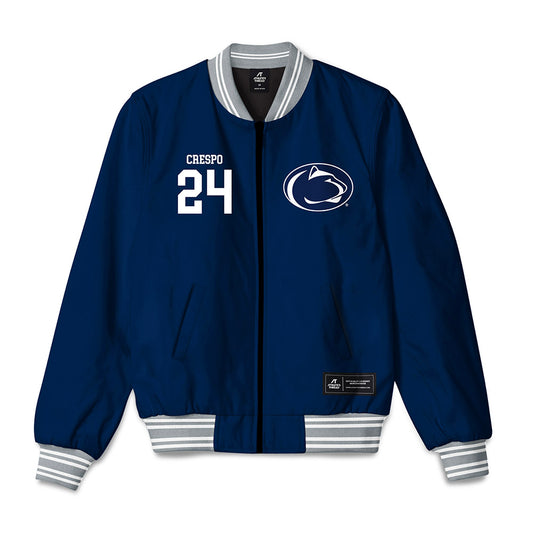 Penn State - NCAA Men's Ice Hockey : Jarod Crespo - Bomber Jacket-0