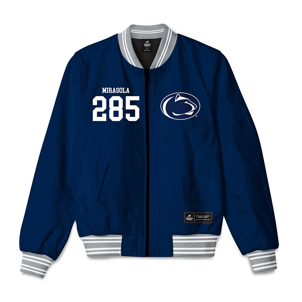 Penn State - NCAA Wrestling : Cole Mirasola - Bomber Jacket-0