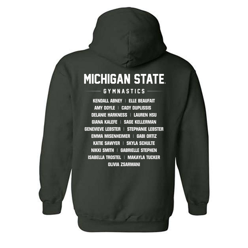 Michigan State - NCAA Women's Gymnastics : - Hooded Sweatshirt-1